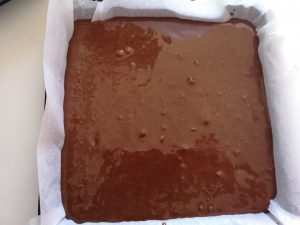Brownie en molde