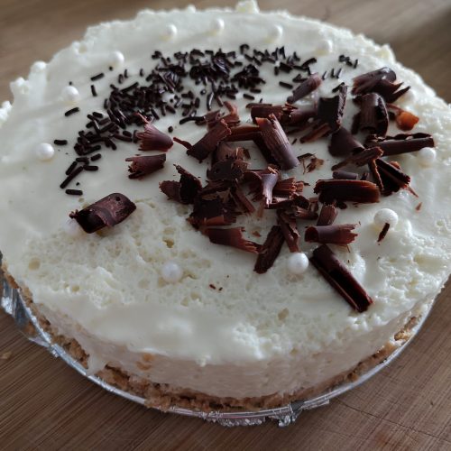 tarta mousse chocolate blanco