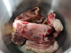 marcar carne cocido